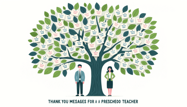 Thank You Messages for a Preschool Teacher