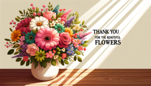 Thank You for Beautiful Flowers