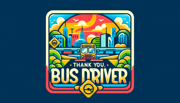 Bus Driver Thank You Message
