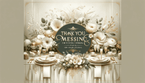 Thank You Message for Wedding Catering