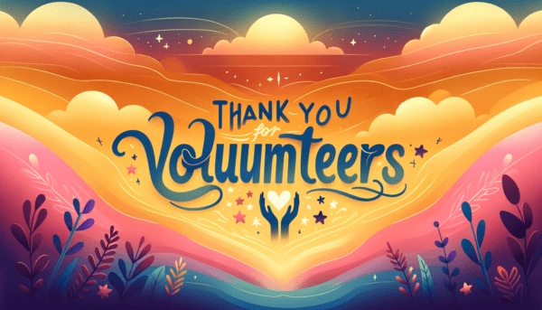 Thank You Messages for Volunteers