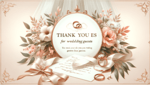 Thank You Messages for Wedding Guests from Parents
