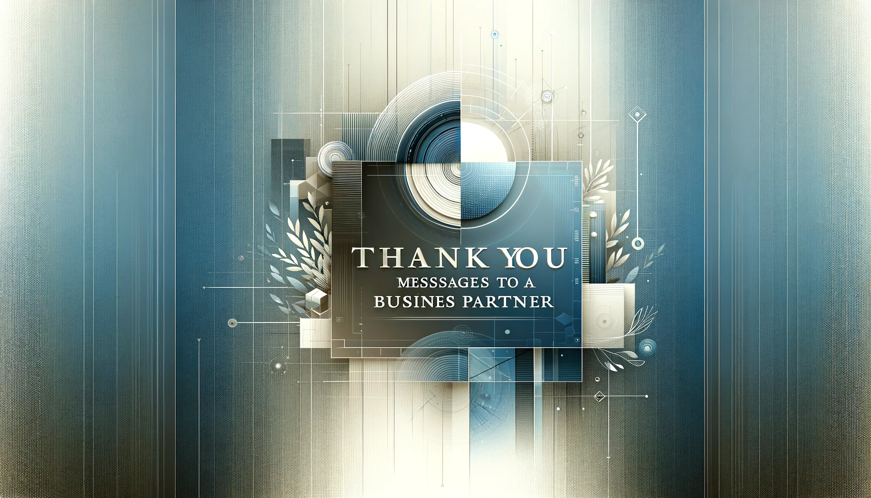 Thank You Messages to a Business Partner