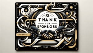 Thank You for Sponsors