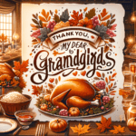 "Thanksgiving to My Grandkids