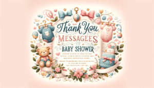 Thank You Messages for Baby Shower