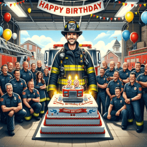 Heroic Birthday Wishes for Firefighters