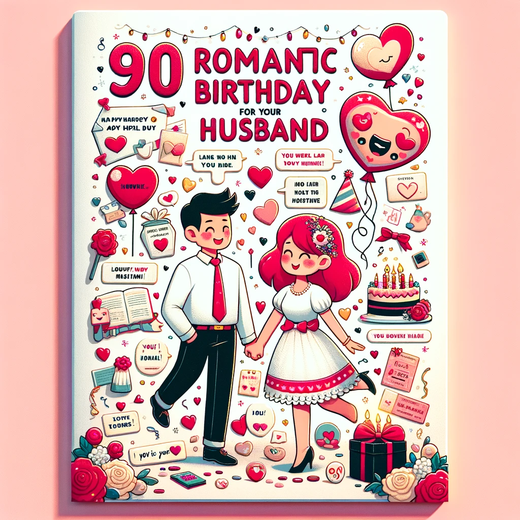 Husband: "90 Romantic Birthday Wishes for Your Husband"