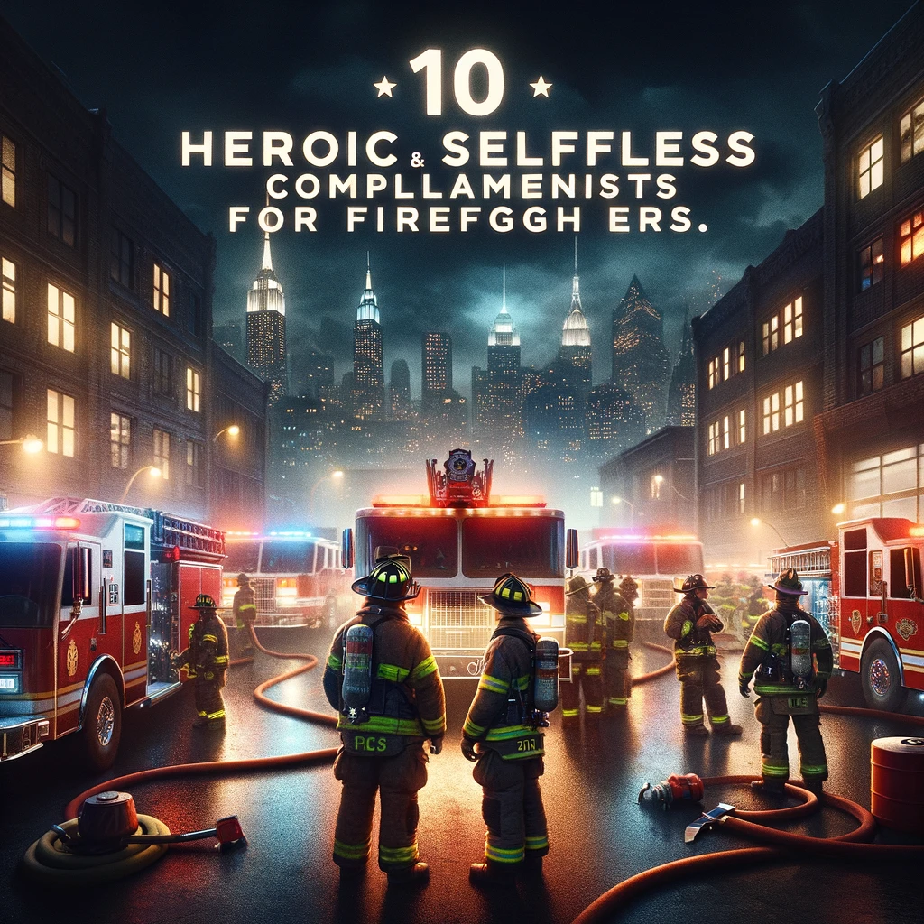 Heroic & Selfless Compliments for Firefighters