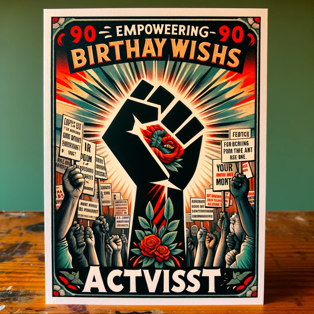 Empowering Birthday Wishes for Activists