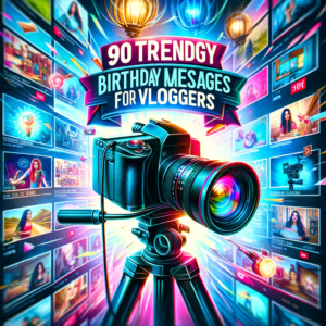 Trendy Birthday Messages for Vloggers