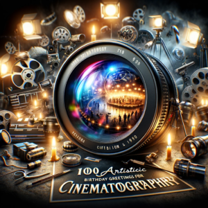 Artistic Birthday Greetings for Cinematographers